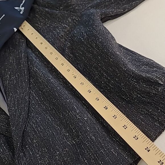 Vintage woolen Touch 2 button tuxedo style jacket - Picture 6 of 11